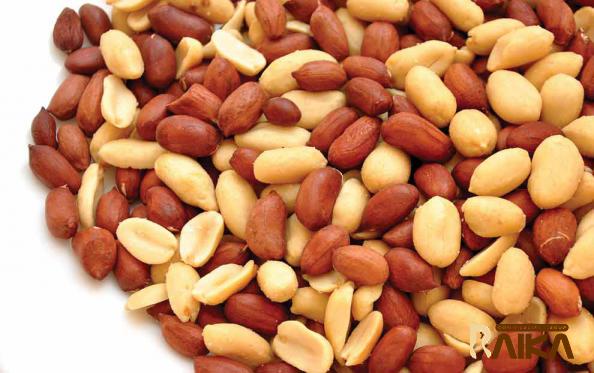 Different Foods with Sweet Chilli Peanuts